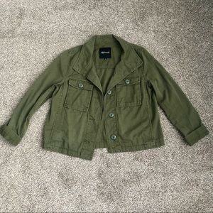Madewell Cropped Military Jacket